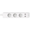 Chytrá zásuvka TP-Link Tapo P300, 3x 230V, 3x USB (2xA, 1xC), WiFi, Homekit, PD/QC fast charge (TAPOP300)