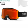 Bike okuliare Smith Squad MTB black | chromapop everyday red mirror+clear 24/25 - Odosielame do 24 hodín
