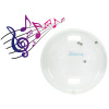 Ledraplastic - Jinglin’ Ball 55 cm priehľadná fitlopta s roľničkami