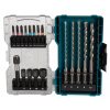 súprava bitov a vrtákov, 18-dielna, Makita