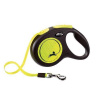 flexi New Neon popruh M 5m žltá do 25kg