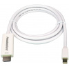 Kábel PremiumCord mini DisplayPort 1.2 na HDMI 2.0 pre 4Kx2K@60Hz, 1 m