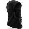 Nastavte čiapku, komín (golf) Beechfield Recycled Fleece Hood Black (Teplá zimná čiapka polárnej kapucne v horách)