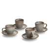 ZELLER Šálka porcelánová 4 x 60 ml