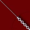 Silver.ag Retiazka na krk zlatá, curb Dĺžka: 40cm C1286