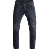 PANDO MOTO nohavice jeans KARL DEVIL 9 Extra short washed black - 32