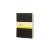 Sešity Moleskine Cahier 3 ks čisté černé XL (Moleskine)