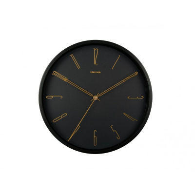 Dizajnové nástenné hodiny 5898BK Karlsson 35cm