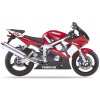NÁLEPKY NA MOTOCYKEL JUULA PRE YAMAHA YZF R6 2002 ČERVENÁ RJ03