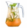 Sklenený hrnček Classic na limonádu, vodu, studené nápoje 1,3 l CHOMIK
