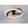 TRIO Reality R64262132 STOCKHOLM Stropné svietidlo s ventilátorom D730mm SMD LED 37W/4300lm 2700-6500K čierna, diaľkový ovládač