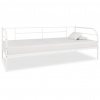 vidaXL Rám dennej postele, biely, kov 90x200 cm - Biela - 20321-161871