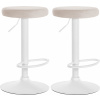 Design-Shop Ponte zamat Krémová / biely rám 2 ks