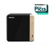 QNAP TS-464-8G (4core 29 GHz 8GB RAM 4xSATA 2x M.2 NVM slot 1xPCIe 1xHDMI 4K 2x25GbE 4xUSB)