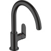 HANSGROHE Vernis Blend M35 páková drezová batéria, 1jet, výška výtoku 209 mm, matná čierna, 71870670