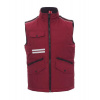 PAYPER MIG 2.0 001011-0051 / Celozapínacia zateplená vesta - bordeaux/black XXL
