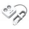 Síťový adaptér Viking AC23/Output:2xAC,2xUSB-A,1xUSB-C/1,5m kabel/zásuvka typu F
