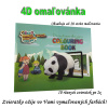 4D interaktívna omaľovanka 20strán zvieratká - MAGIC PAINTING 3