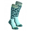 Skialp ponožky dámske Ortovox Ski Tour Comp Long Socks - dark pacific