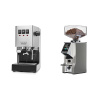 Gaggia Classic E24, stainless steel + Eureka Mignon Specialita Smart, CR chrome