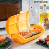 Silikónová krabička na varenie v pare s receptami Cooksty InnovaGoods