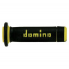 DOMINO gripy A180 (ATV) délka 118 + 122 mm, DOMINO (černo-žluté)
