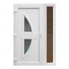 Plastové vchodové dvere jednokrídlové Dill s bočným svetlíkom FIX