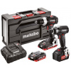 Metabo SB 18 LT BL SE + SSW 18 LTX 400 BL SE Aku Combo Set + MetaBox