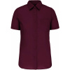 KARIBAN VINTAGE JUDITH K548 / Dámska košeľa s krátkym rukávom - wine 4XL
