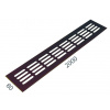 SRL - ALFA vetracia mriežka 80 x 2000 mm BRM - bronz matný (C33) | MP-KOVANIA.sk