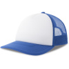 Atlantis Headwear Kšiltovka Kid Rapper-S Trucker, 5 panelová COT33029590199-white/royal Bílá/modrá UNI
