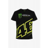 Tričko VR46 Valentino Rossi - Monster Energy černé - L