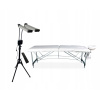 Kozmetické kreslo I-Couco A2 White + Sloadster Lamp I-Coucou Duo Star 60 v čiernej farbe (Stolová tabuľka LED kozmetická lampa LED LED)