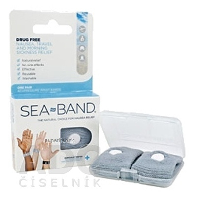 SEA BAND akupresúrne náramky pre dospelých proti nevoľnosti 1x2 ks, 5015259005121