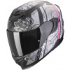 SCORPION prilba EXO-520 EVO AIR Fasta matt black/silver/pink - 2XS