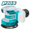 Bruska excentrická AKU, 125mm, 20V Li-ion, 2000mAh, industrial - bez baterie a nabíječky TOTAL-TOOLS