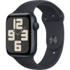 Apple Watch SE (2023) GPS 44mm športový silikónový remienok temne atramentový S/M