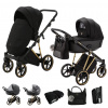 ADAMEX Kočík kombinovaný Belissa Special Edition Black/Gold PS-569-SE