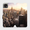 Flipové pouzdro Mobiwear - Samsung Galaxy A22 5G - M138P New York (Knížkové flip pouzdro, obal, kryt na mobil Samsung Galaxy A22 5G - M138P New York, materiál Umělá kůže + TPU - ochrana 360°, stojánek