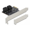 DELOCK 90010 Adaptér Karta PCI-E 1x na 4xSATA 3#14 (delock90010)