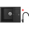 Sinks AMANDA 650 Metalblack + Vitalia GR G11574
