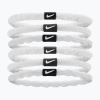 Gumičky do vlasov Nike Flex 6 ks biela/čierna/biela