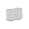 Netgear NETGEAR Orbi RBK763S Trojpásmový (2,4 ghz/5 ghz/5 ghz) Wi-Fi 6 (802.11ax) Biela 7 Vnútorný (RBK763S-100EUS)