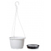 Prosperplast DWP27 Pro kvetináč závesný s vkladom 27cm biela