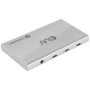 club3D CSV-1580 USB-C® (USB 3.1) MultiPort húb strieborná; CSV-1580