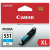 Canon originální ink CLI551C XL, cyan, 11ml, 6444B001, high capacity, Canon PIXMA iP7250, 6444B001