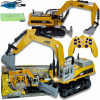 VEĽKÝ DIAĽKOVO OVLÁDANÝ BAGER S OVLÁDAČOM RC STAVEBNÉ HRAČKY PRE DETI