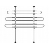 Kerbl Bariéra do auta pre psa, 75-110 cm