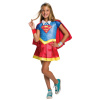 Detský dc superhrdina dievčenský luxusný kostým supergirl L