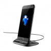 Univerzálna dokovacia stanica a stojan BASEUS pre všetky iPhony v čiernej farbe